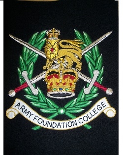 Medium Embroidered Badge - Army Foundation College